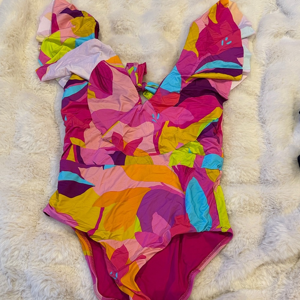 Trina Turk Multicolor One Piece Swimsuit